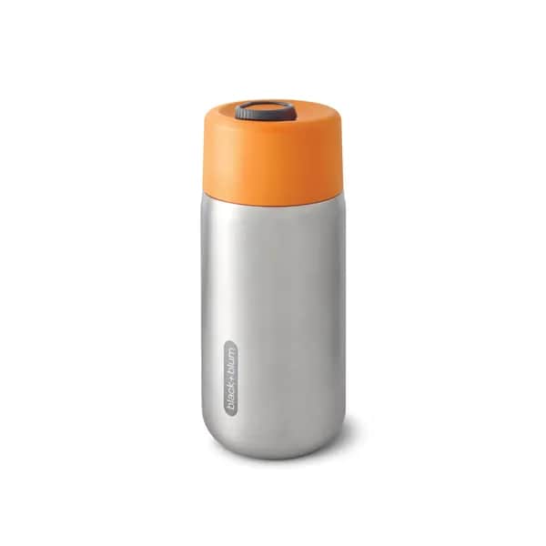 Black+Blum isolierter, auslaufsicherer Becher aus Edelstahl - orange