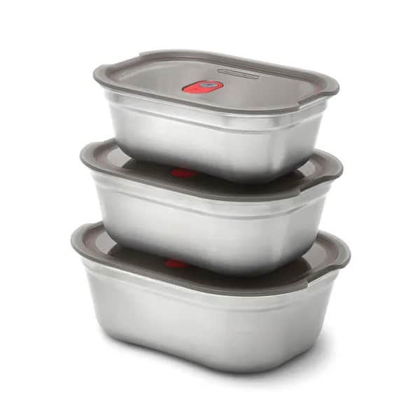 Black+Blum 3-tlg. Mealprep Box Set - klein, medium, groß - grau