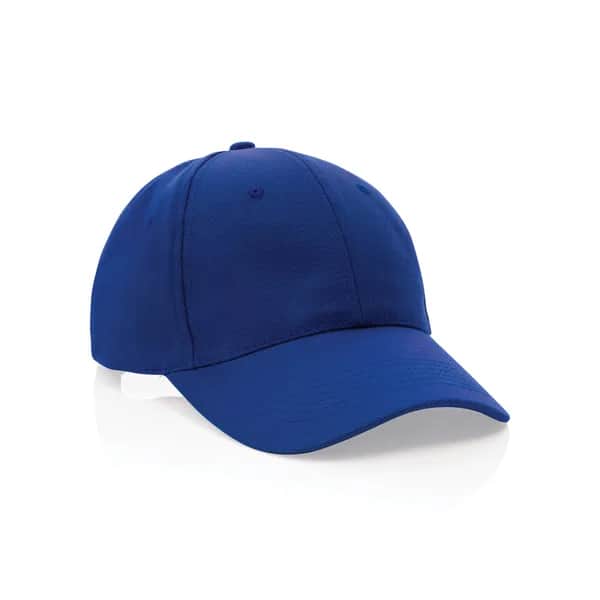 Impact 6 Panel Kappe aus 280gr rCotton mit AWARE™ Tracer - blau
