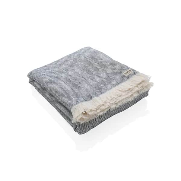 Ukiyo Hisako AWARE™ Four Seasons Handtuch/Decke 100x180cm - navy blau