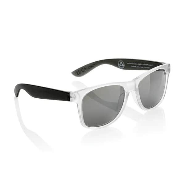 Gleam Sonnenbrille aus RCS rec. PC mit verspiegelten Gläsern - schwarz