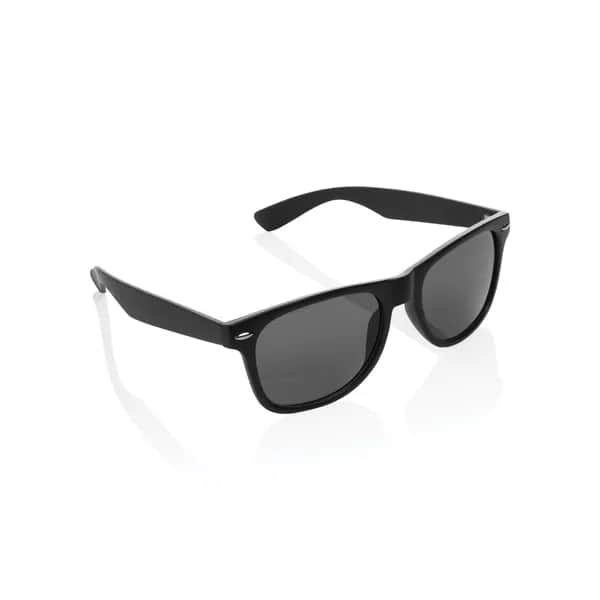 Sonnenbrille aus GRS recyceltem PC Kunststoff - schwarz
