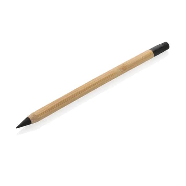 Bambus Infinity-Stift mit Radiergummi - braun