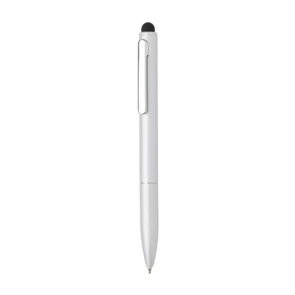 Kymi Stift mit Stylus aus RCS recyceltem Aluminum - silber