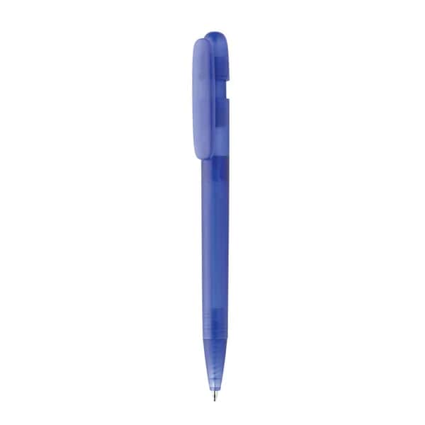 Devin transparenter Stift aus GRS zertifiziertem rABS - blau