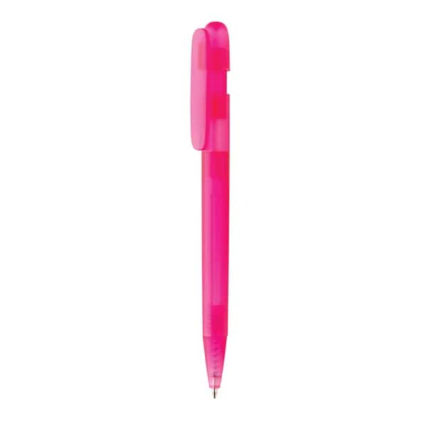 Devin transparenter Stift aus GRS zertifiziertem rABS - rosa