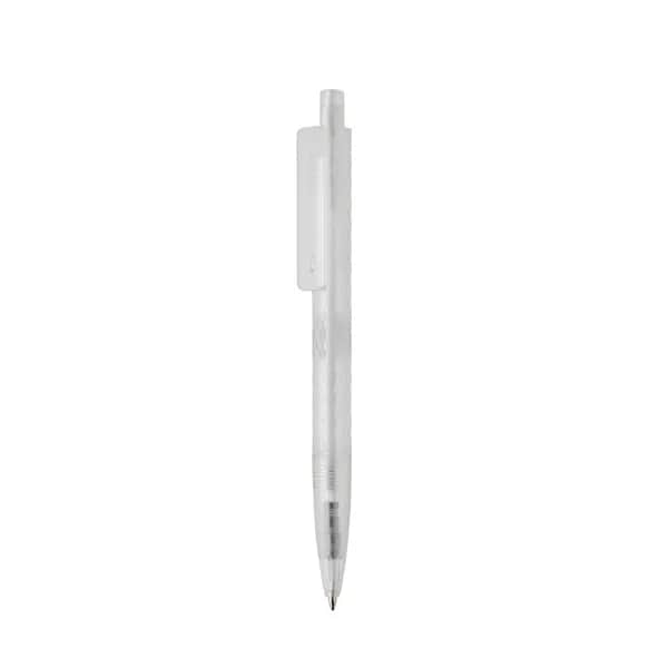X3 Frosted-Pen aus GRS recyceltem PC - weiß