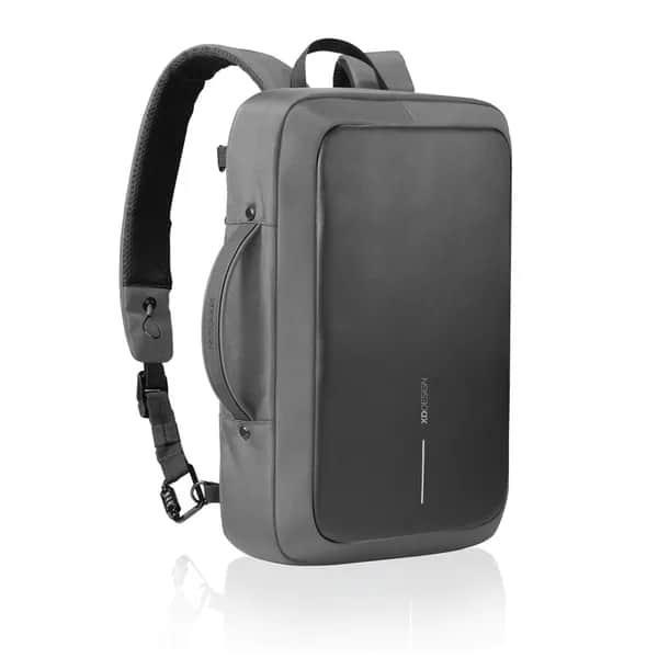 Bobby Bizz 2.0 Anti-Diebstahl Rucksack & Aktentasche - grau