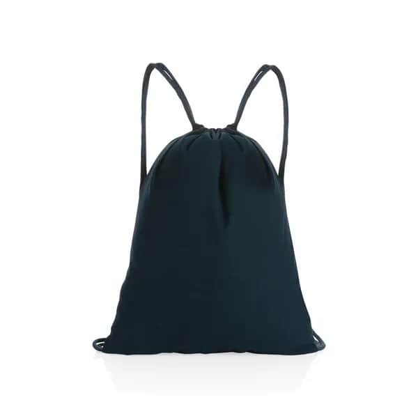 Impact AWARE™ recycelter Baumwoll-Sportbeutel 145gr - navy blau
