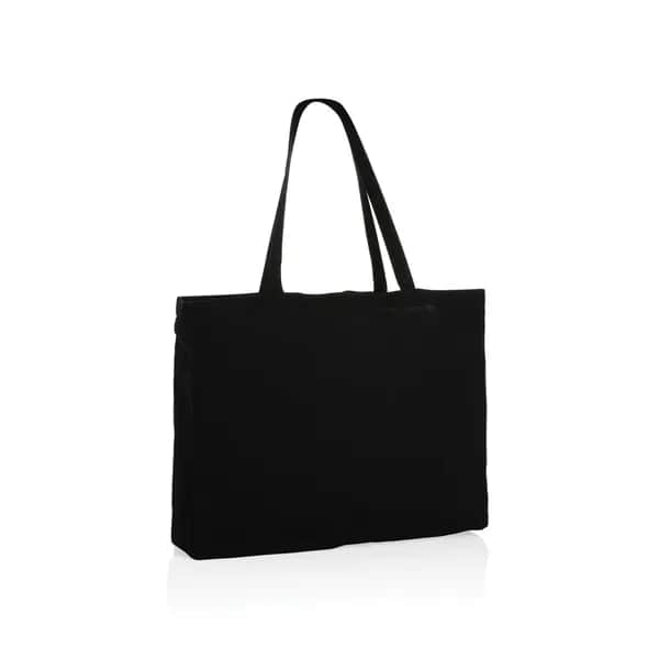 Impact AWARE™ recycelte Baumwoll-Shopper 145gr - schwarz