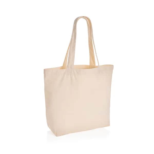 Impact Aware™ 240g/m² rcCanvas Shopper + Tasche, ungefärbt - off white