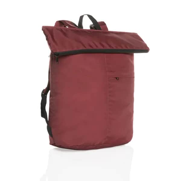 Dillon AWARE™ RPET faltbarer Lightweight-Rucksack - rot