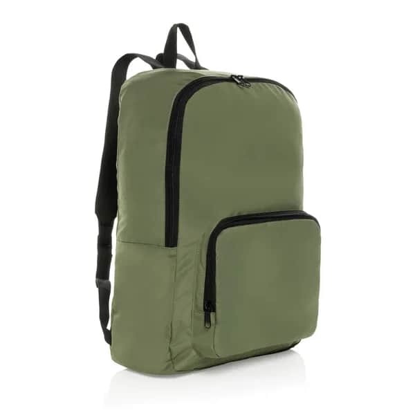 Dillon AWARE™ RPET faltbarer klassischer Rucksack - grün