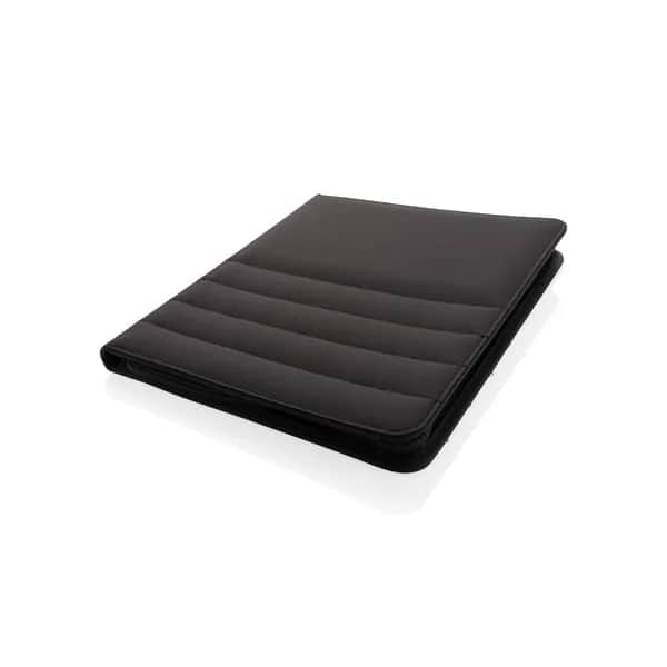 Impact AWARE™ RPET A4 Portfolio mit Reißverschluss - schwarz