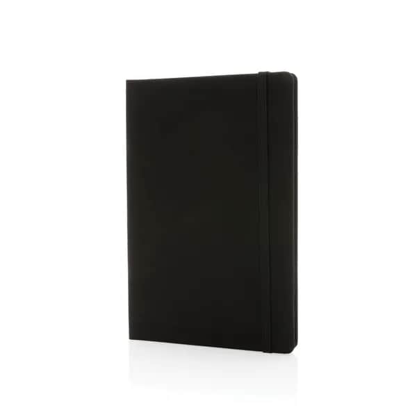 GRS-zertifiziertes rPET-A5-Notizbuch - schwarz