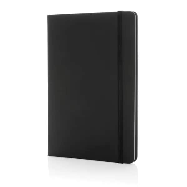 Craftstone A5 Notizbuch aus recycelt. Kraft- und Steinpapier - schwarz