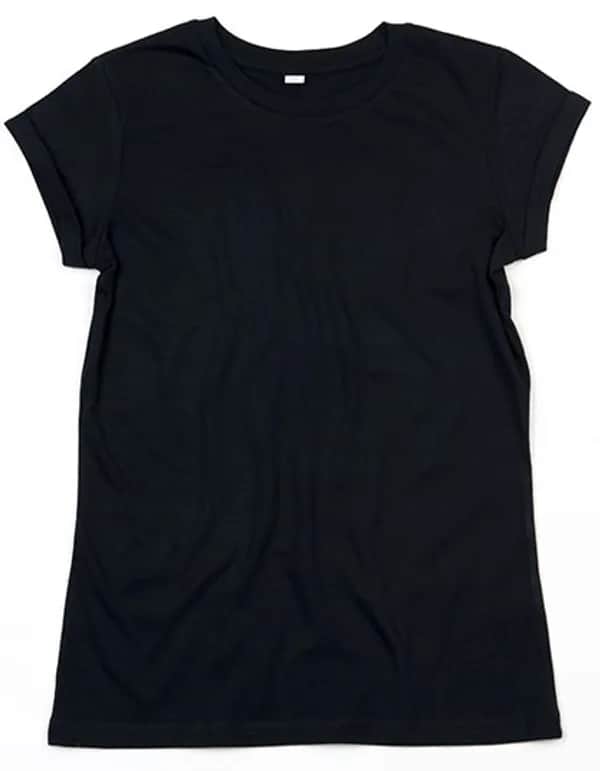 Women´s Roll Sleeve T - Black