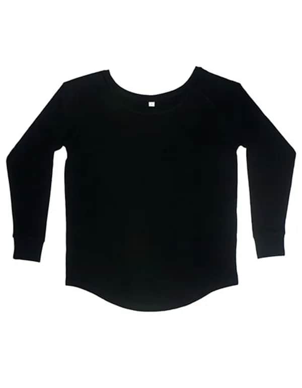 Women´s Loose Fit Long Sleeve T - Black