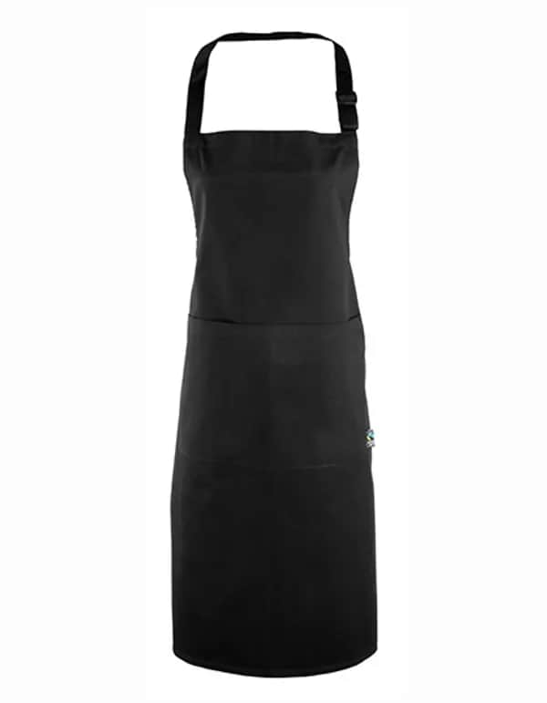 Apron (Fairtrade Cotton) - Black (ca. Pantone Black C)