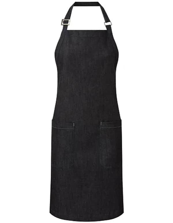Organic Denim Fairtrade Bib Apron - Indigo Denim