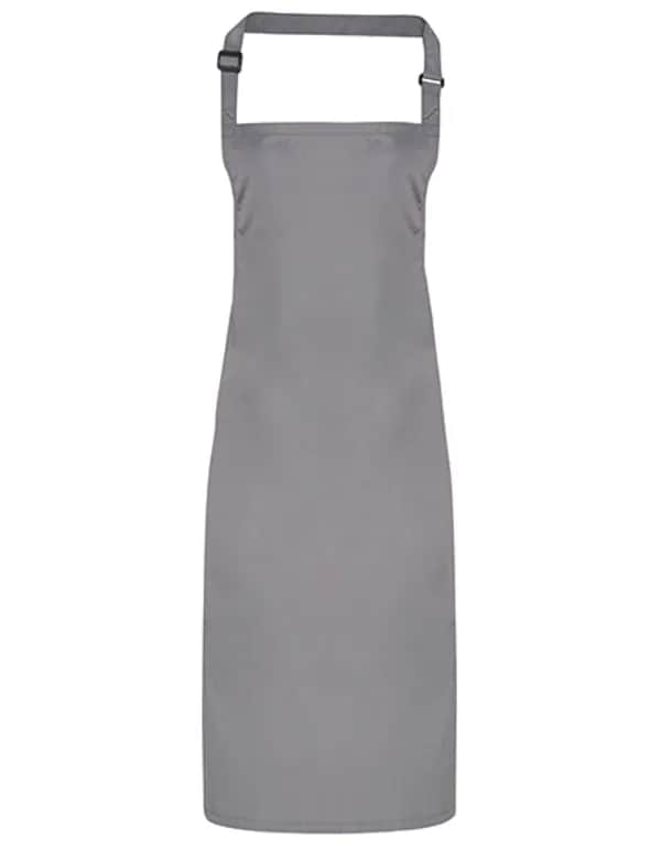 Waterproof Bib Apron - Dark Grey (ca. Pantone 425C)