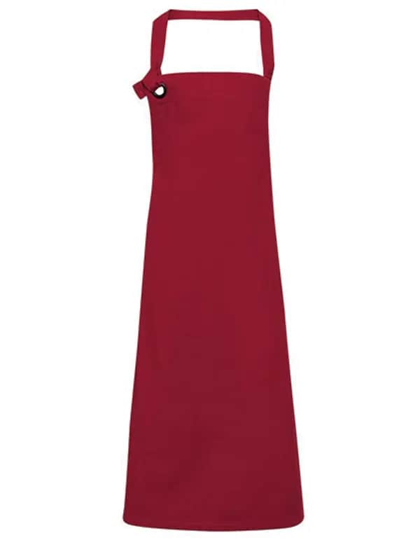 Calibre Heavy Cotton Canvas Bib Apron - Burgundy