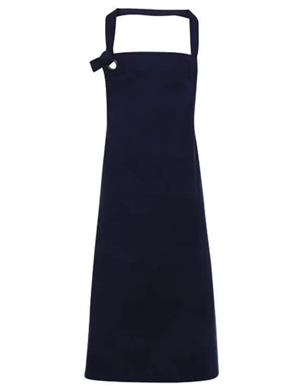 Calibre Heavy Cotton Canvas Bib Apron - Navy (ca. Pantone 2378C)