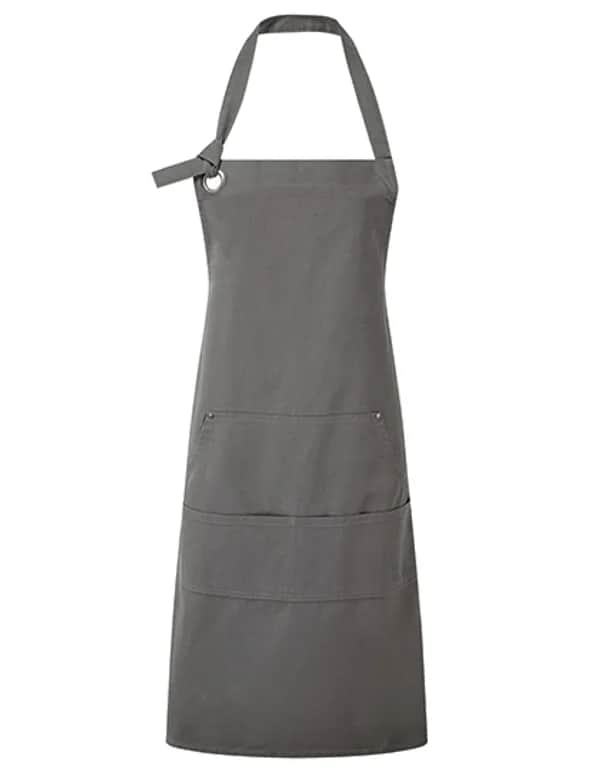 Calibre Heavy Cotton Canvas Pocket Apron - Dark Grey (ca. Pantone 425C)