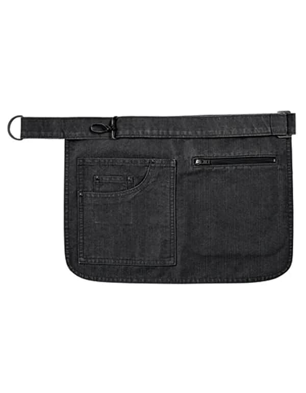 Metro Utility Hip Apron - Black Denim (ca. Pantone 426C)