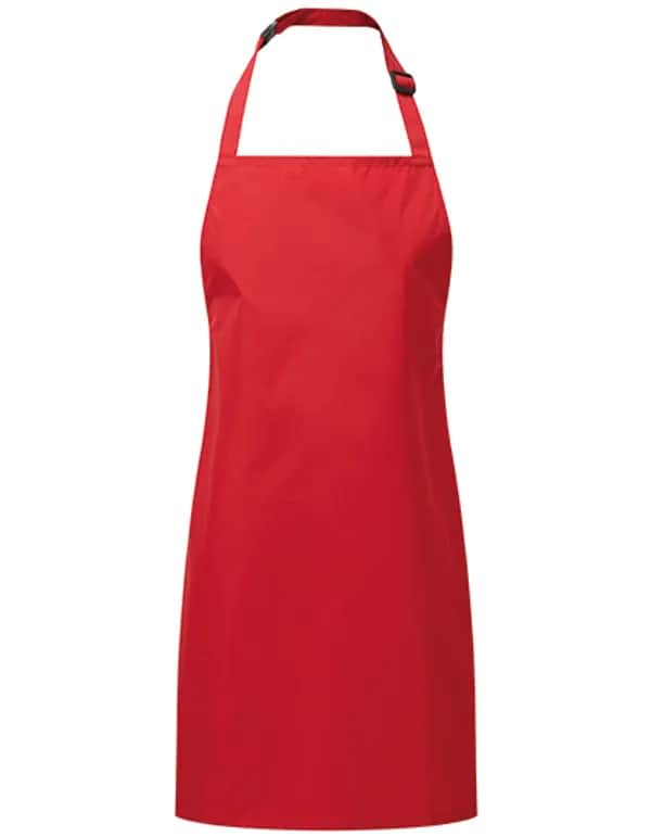 Childrens´ Waterproof Apron - Red (ca. Pantone 201C)
