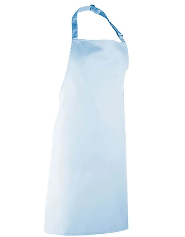 Colours Collection Bib Apron - Light Blue (ca. Pantone 2708C)