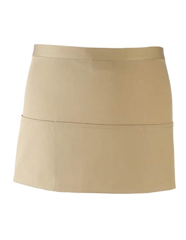 Colours Collection 3-Pocket Apron - Khaki (ca. Pantone 7503C)