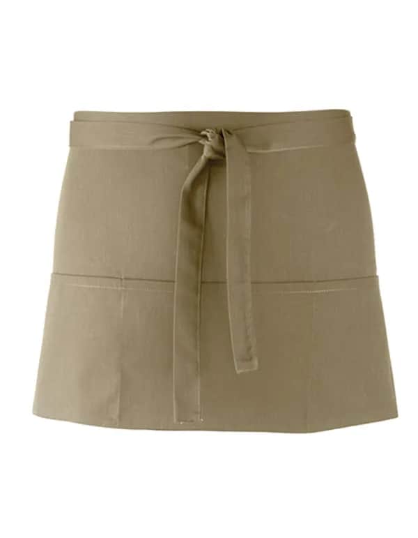 Colours Collection 3-Pocket Apron - Olive (ca. Pantone 378C)