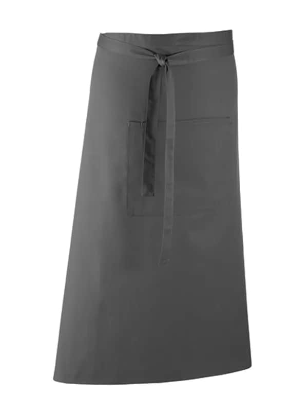 Colours Collection Bar Apron - Dark Grey (ca. Pantone 431C)