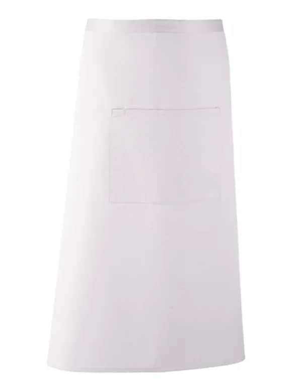 Colours Collection Bar Apron - White