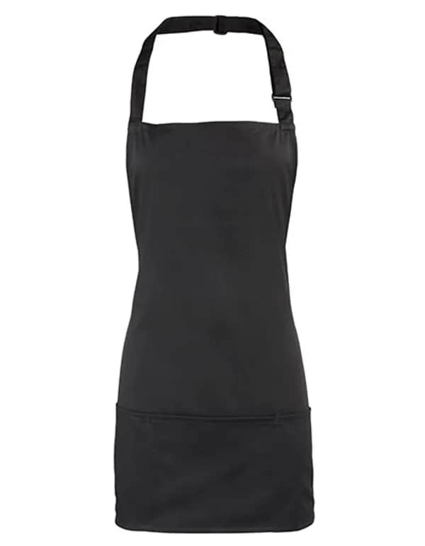 Colours 2 in 1 Apron - Black (ca. Pantone Black C)