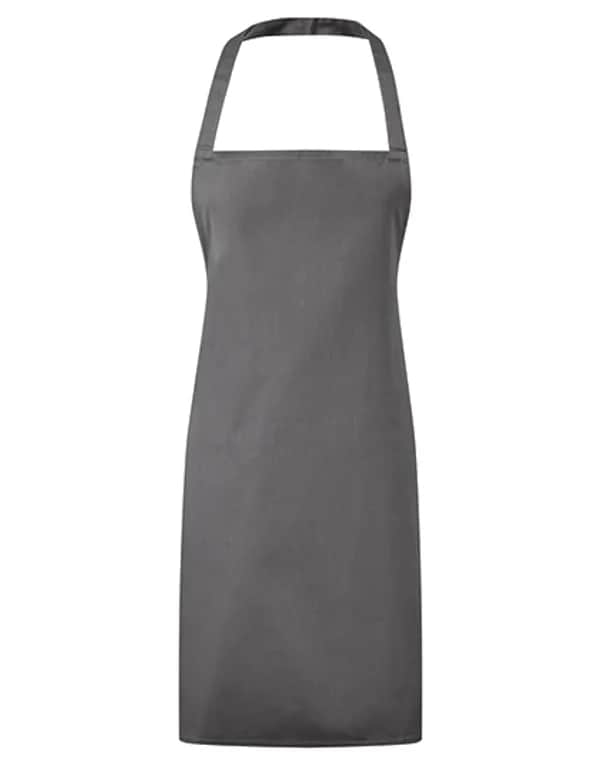 Essential Bib Apron - Dark Grey (ca. Pantone 425C)