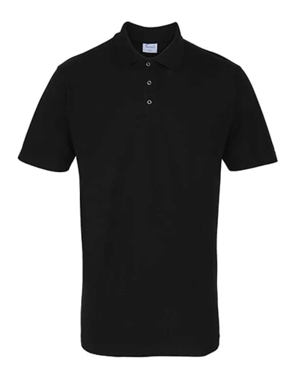 Workwear Stud Polo - Black (ca. Pantone Black C)