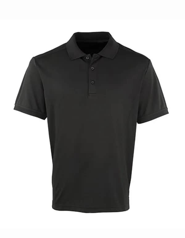 Men´s Coolchecker® Piqué Polo - Black (ca. Pantone Black C)
