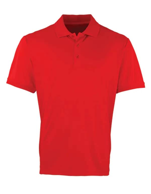Men´s Coolchecker® Piqué Polo - Red (ca. Pantone 200C)