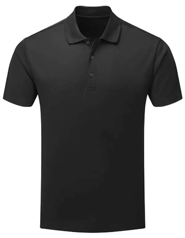 Men´s Spun-Dyed Polo Shirt - Black (ca. Pantone Black C)