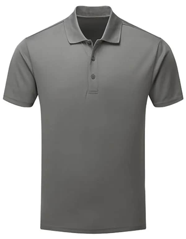 Men´s Spun-Dyed Polo Shirt - Dark Grey (ca. Pantone 425C)