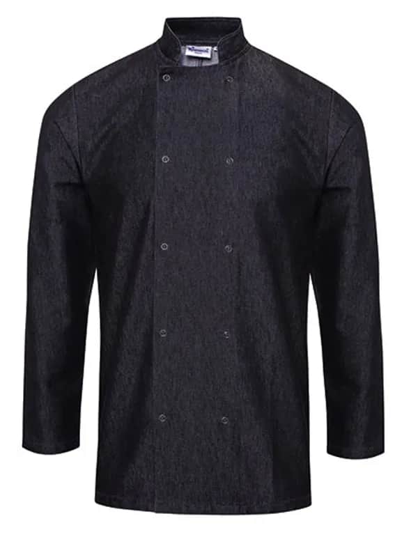 Denim Chef´s Jacket - Black Denim (ca. Pantone 433C)
