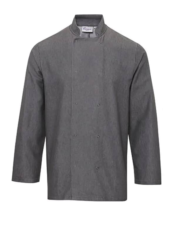 Denim Chef´s Jacket - Grey Denim (ca. Pantone 425C)