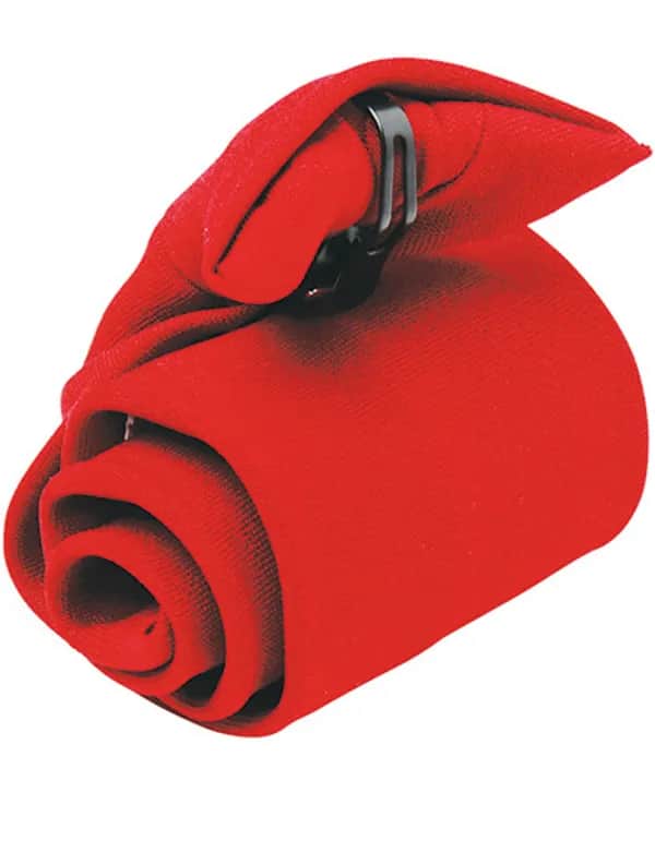 Clip-on Tie - Red (ca. Pantone 200C)