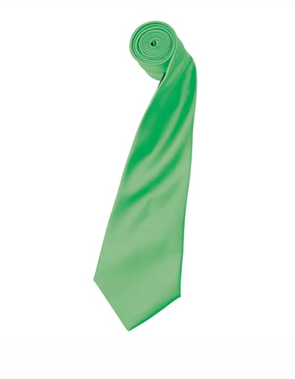 Colours Collection Satin Tie - Apple (ca. Pantone 360C)