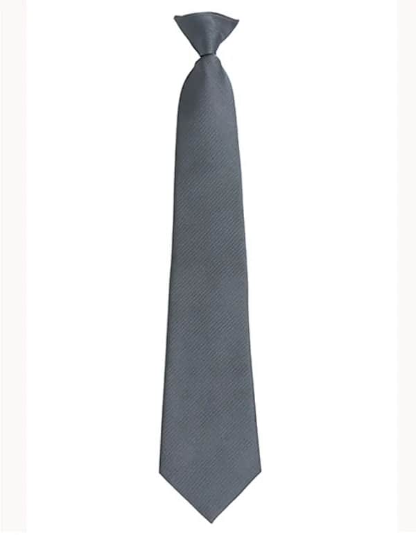 Colours Orginals Fashion Clip Tie - Dark Grey (ca. Pantone 431C)