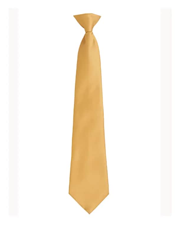 Colours Orginals Fashion Clip Tie - Gold (ca. Pantone 7499C)