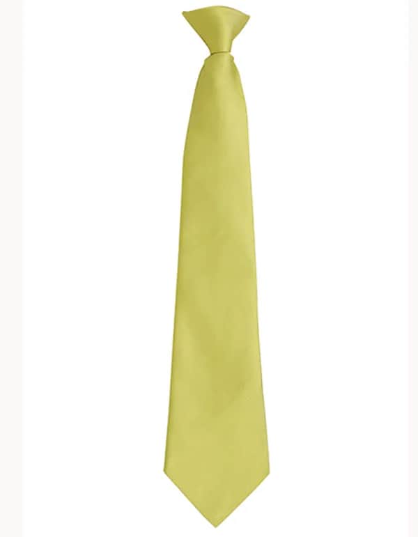 Colours Orginals Fashion Clip Tie - Lime (ca. Pantone 617C)