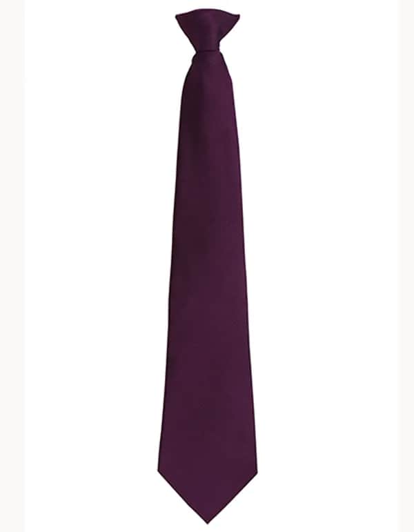 Colours Orginals Fashion Clip Tie - Purple (ca. Pantone 518C)